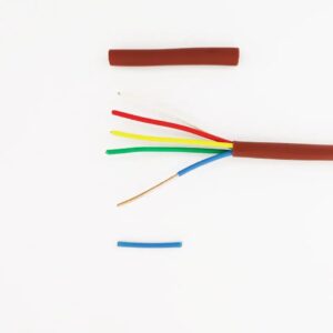 18/5 core csa type lvt thermostat wire solid copper 18 gauge cable – brown – cl2 cmr riser rated (cl3) 75 meter/ 250 ft roll