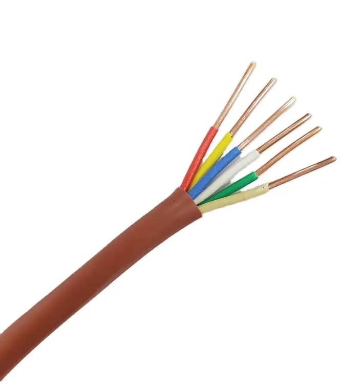 18/6 core csa type lvt thermostat wire solid copper 18 gauge cable – brown – cl2 cmr riser rated (cl3) 75 meter/ 250 ft roll 18/6 core csa type lvt thermostat wire solid copper 18 gauge cable – brown – cl2 cmr riser rated (cl3) 75 meter/ 250 ft roll