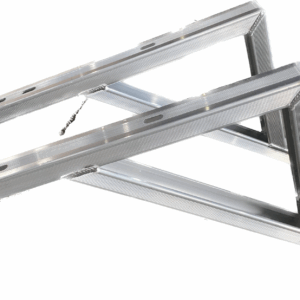 duretech heavy duty aluminum offset wall mount bracket for mini split heat pump/ac