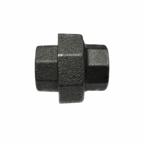 1 1/4″ black malleable iron union