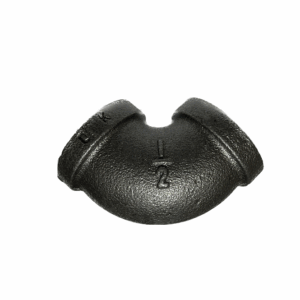 1/2″ black malleable iron 90 elbow