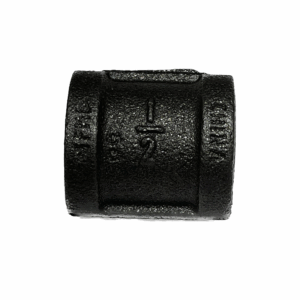 1/2″ black malleable iron coupling