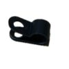 1/4 cable clamp 1/4 clamp – blk 100/pkg