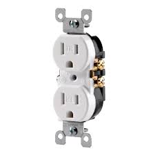 duplex receptacle white