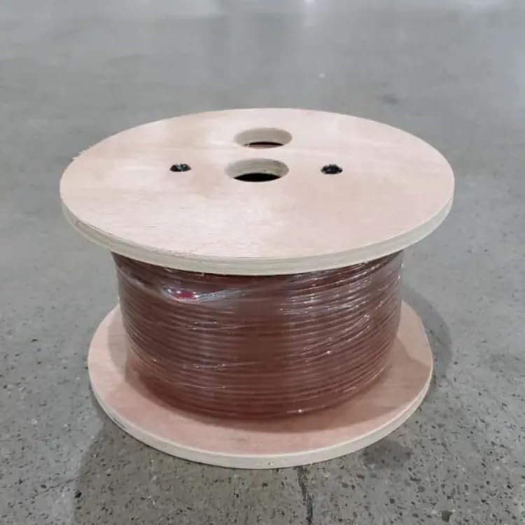 18/2 core csa type lvt thermostat wire solid copper 18 gauge cable – brown – cl2 cmr riser rated (cl3) 75 meter/ 250 ft roll 18/2 core csa type lvt thermostat wire solid copper 18 gauge cable – brown – cl2 cmr riser rated (cl3) 75 meter/ 250 ft roll