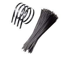 duretech 14″ black cable zip tie 100/pack